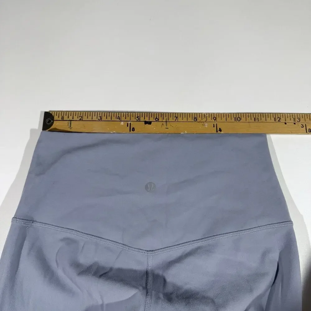 Lululemon Women’s High Rise Leggings Size 6 Baby Blue Panel Running Yoga Pants